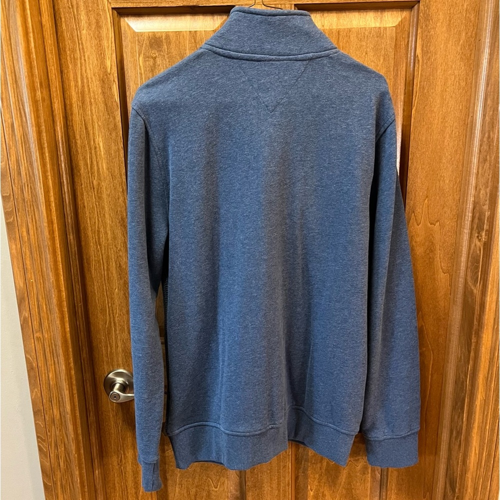 Men’s Tommy Hilfiger Knitted Front Blue Jacket Medium - Picture 6 of 6